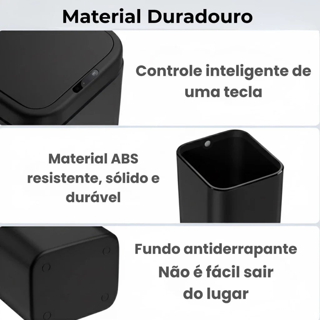Caixote do Lixo Smart com Sensor Automático 16L
